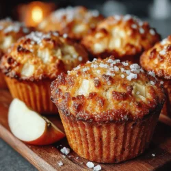 Muffins are the ultimate versatile treat—ideal for breakfast, a midday snack, or even a dessert. Their adaptability allows them to shine in various cuisines, from the classic English muffin to the sweet varieties found in bakeries worldwide. The pairing of cinnamon and apple is particularly harmonious; the spice complements the natural sweetness of the fruit, creating a delicious balance that elevates these muffins from ordinary to extraordinary.