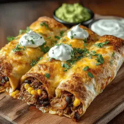 Crispy Baked Chicken Chimichangas Recipe