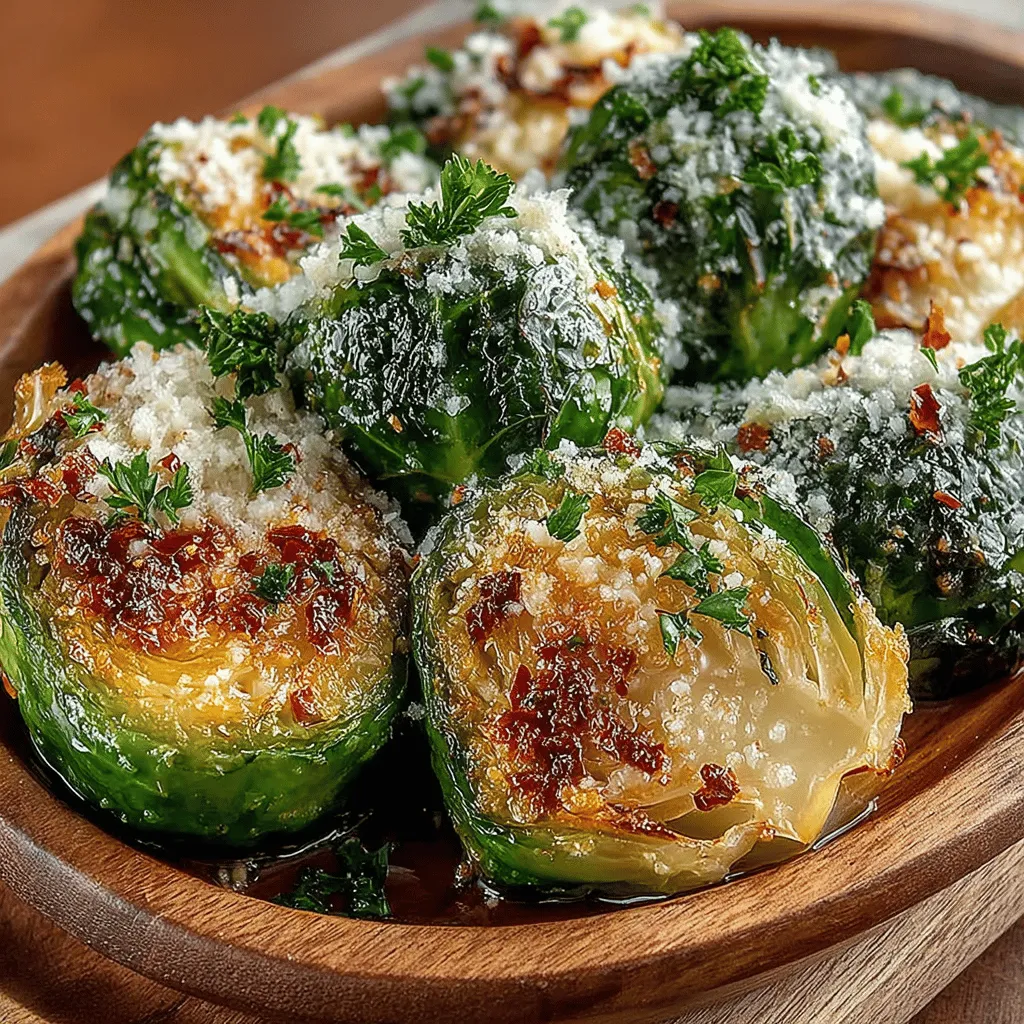 Discover the irresistible flavor of Garlic Butter Roasted Brussels Sprouts, a dish that elevates this often-overlooked vegetable into a delectable side that deserves a spotlight on your dining table. These Brussels sprouts, perfectly roasted to achieve a crisp-tender texture and infused with the aromatic essence of garlic and butter, are sure to delight your taste buds. Whether you're preparing a weeknight dinner or a festive holiday feast, this recipe is not only simple to execute but also packed with nutrients, making it a fantastic addition to any meal.