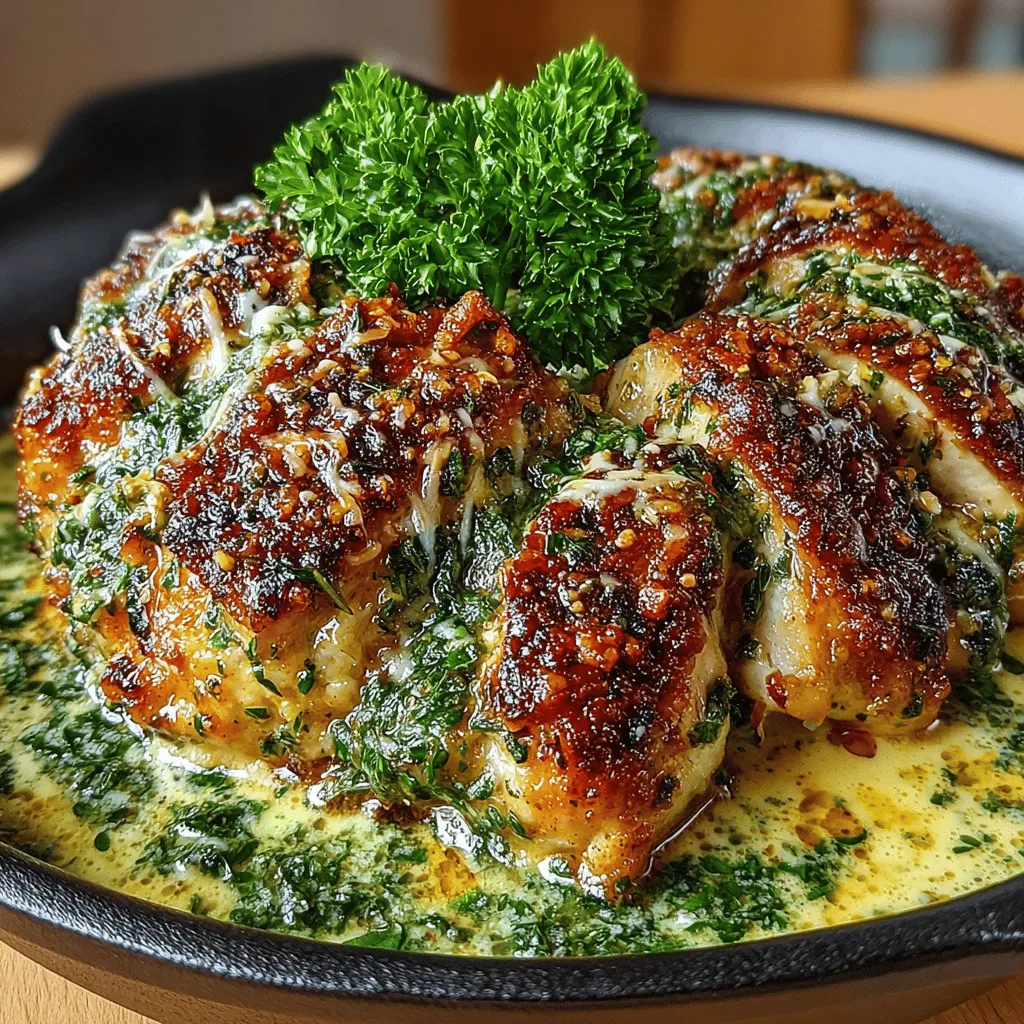 Savory Creamy Garlic Butter Chicken is a dish that perfectly balances comfort and sophistication, making it a beloved choice for family dinners, special occasions, or simply a weeknight treat. This recipe showcases tender chicken breasts enveloped in a luscious, creamy garlic butter sauce that tantalizes the taste buds and delights the senses. The combination of rich flavors and velvety textures creates a meal that feels indulgent, yet it's surprisingly simple to prepare, making it accessible for both novice cooks and seasoned chefs alike.