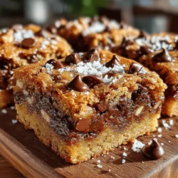 Blondies are one of those desserts that effortlessly capture the hearts of sweet lovers everywhere. With their warm, buttery flavor and delightful chewiness, they stand as a delicious alternative to the more commonly known brownie. The allure of blondies lies in their simplicity and versatility—perfect for any occasion, whether it’s a cozy family gathering, a picnic in the park, or a casual coffee date with friends. Today, we will explore the recipe for Heavenly Chocolate Chip Blondies, a mouthwatering treat that combines the rich flavors of brown sugar and chocolate for a truly indulgent experience. Not only are these blondies easy to prepare, but they also promise to satisfy your sweet tooth in the best way possible.