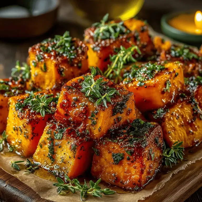 Honey Butter Roasted Sweet Potatoes are an irresistible dish that perfectly balances sweetness with savory notes, making them a delightful addition to any meal. This recipe combines earthy sweet potatoes with creamy, rich honey butter, creating a flavor profile that is both comforting and exciting. The natural sweetness of the sweet potatoes is enhanced by the honey's floral notes and the buttery richness, making this dish a crowd-pleaser at family gatherings, holiday feasts, or even as a simple weeknight side.