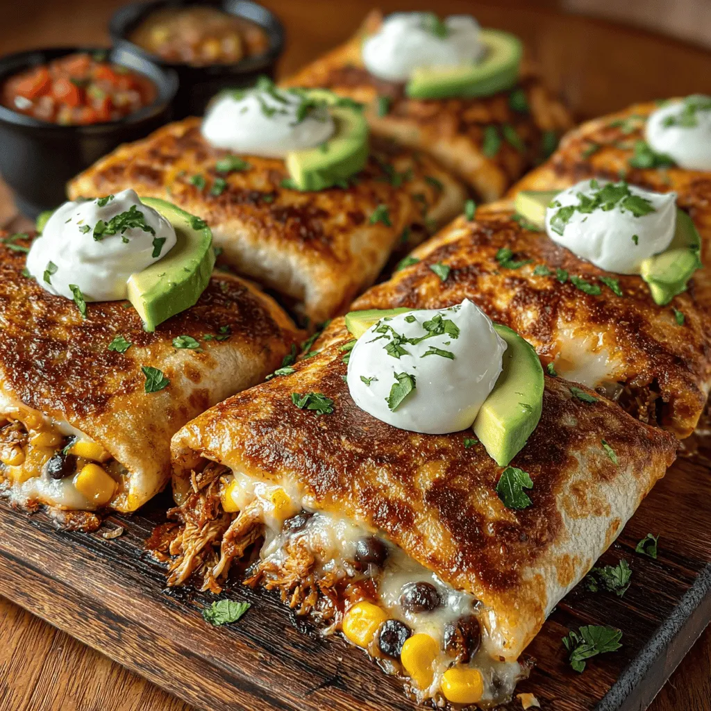 In the realm of comfort food, few dishes can rival the appeal of crispy baked chicken chimichangas. This Mexican-inspired delight artfully combines the heartiness of shredded chicken with the rich flavors of black beans, sweet corn, and melted cheese, all wrapped snugly in a tortilla that becomes irresistibly crispy in the oven. Whether enjoyed as a satisfying weeknight dinner or served at a lively gathering, these chimichangas are sure to impress. They offer the perfect balance of flavors and textures, making them a versatile option for any occasion.