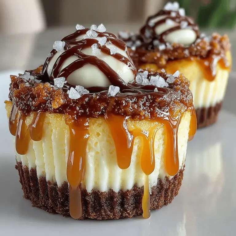 To achieve the perfect balance of creaminess and tanginess in your Silky Caramel Swirl Cheesecake Cups, mixing sour cream with heavy cream is essential. The sour cream adds a delightful acidity that cuts through the sweetness of the caramel, resulting in a well-rounded flavor profile. Heavy cream, on the other hand, contributes to the smooth texture and luxurious mouthfeel of the cheesecake filling.