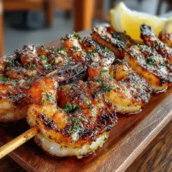 Garlic Butter Roasted Shrimp Skewers: Cooking Methods, Serving Suggestions, and Nutritional Benefits