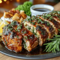 Herbaceous Garlic Bliss: Roasted Pork Tenderloin