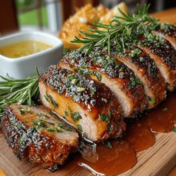 Garlic Herb Roasted Pork Tenderloin: The Perfect Recipe for Flavor and Tenderness