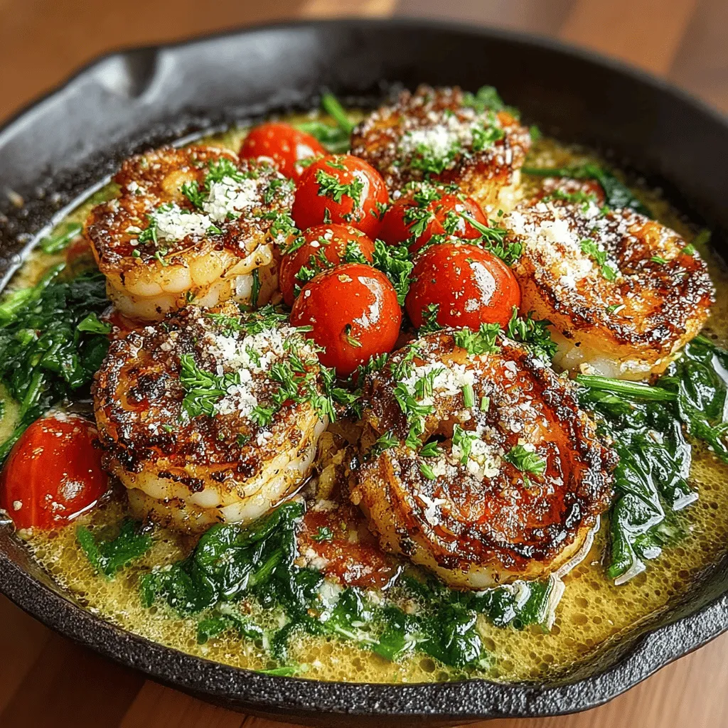 To master the Creamy Garlic Butter Shrimp Skillet, it’s essential to focus on the shrimp's texture and color. Start by using fresh or thawed shrimp, as frozen shrimp can release excess water during cooking, leading to a soggy dish.