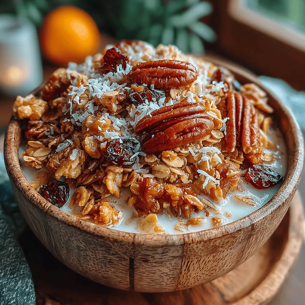 Golden Maple Pecan Granola