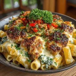 Creamy Cajun Chicken Pasta Bake